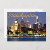 Postkarte Philadelphia (Vorne/Hinten)