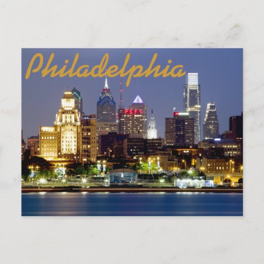 Postkarte Philadelphia (Vorderseite)