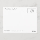 Postkarte Philadelphia Rathaus (Rückseite)