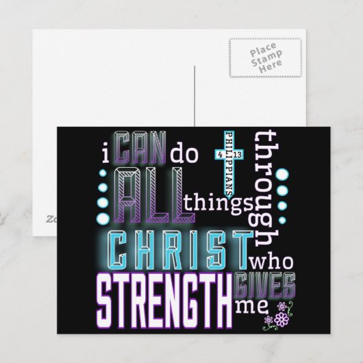 Postkarte - Philippinen 4:13 (Vorne/Hinten)