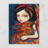 Postkarte "Phoenix Tattoo" (Vorderseite)