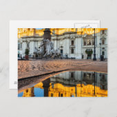 Postkarte, Piazza Navona Postkarte (Vorne/Hinten)