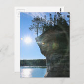 Postkarte/Pictures Rocks Postkarte (Vorne/Hinten)