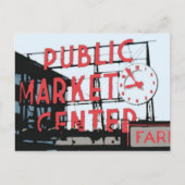 Postkarte - Pike Place Market (Vorderseite)