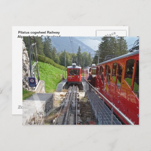 Postkarte Pilatus (Vorne/Hinten)
