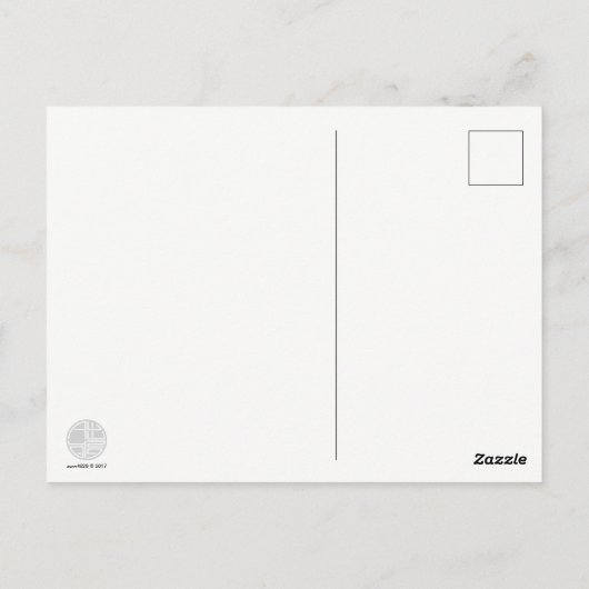 Postkarte - Pilz-Lino drucken (Rückseite)