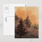 Postkarte "Piney Slope" (Vorne/Hinten)