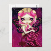 Postkarte "Pink Lightning" (Vorne/Hinten)