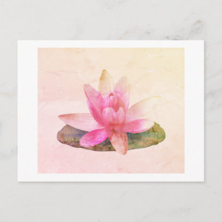 POSTKARTE: PINK LOTUS POSTKARTE