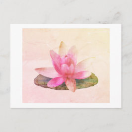 POSTKARTE: PINK LOTUS POSTKARTE