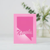 Postkarte Pink State Nevada (Stehend Vorderseite)