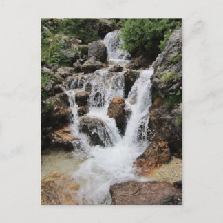Postkarte: Pisciadu Wasserfall, Sella Massiv Postkarte