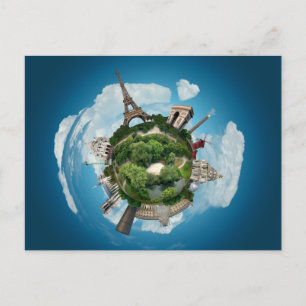 Postkarte Planet Paris