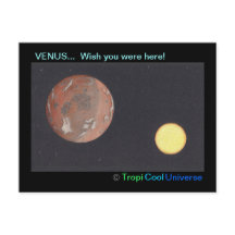 Postkarte Planet VENUS