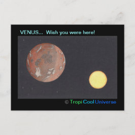 Postkarte Planet VENUS