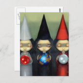 Postkarte "Planetarische Hexen" (Vorne/Hinten)