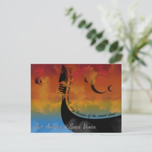 Postkarte Platz Venedig (Stehend Vorderseite)