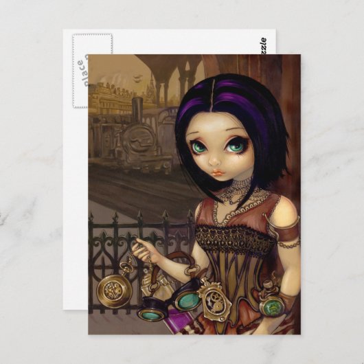 Postkarte "Poe" (Vorne/Hinten)