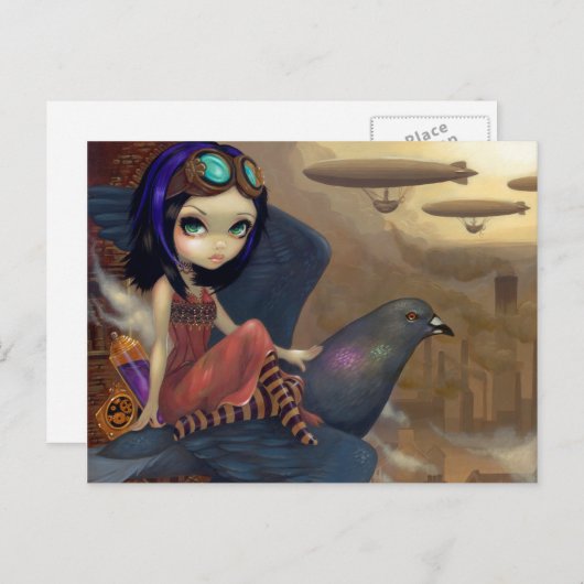 Postkarte "Poe's Flight" (Vorne/Hinten)