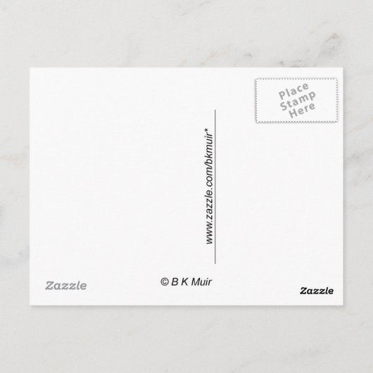 Postkarte - Point Fermin Leuchtturm (Rückseite)