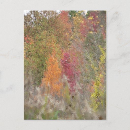 Postkarte "Pointillist's Autumn" (Vorderseite)