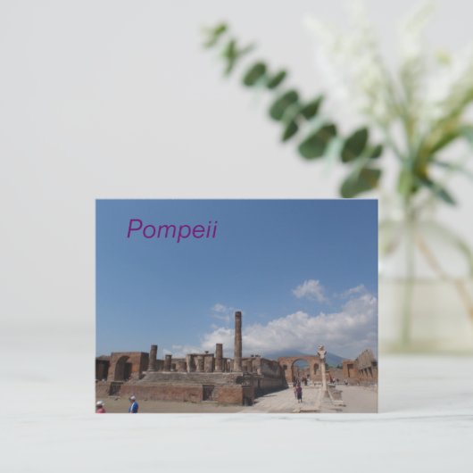 Postkarte Pompeii (Stehend Vorderseite)