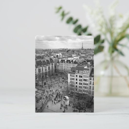 Postkarte Pompidou (Stehend Vorderseite)