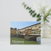 Postkarte Ponte Vecchio (Stehend Vorderseite)