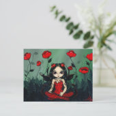 Postkarte "Poppy Garden" (Stehend Vorderseite)