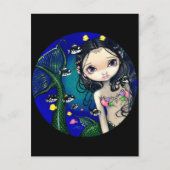 Postkarte "Porthole Mermaid" (Vorderseite)