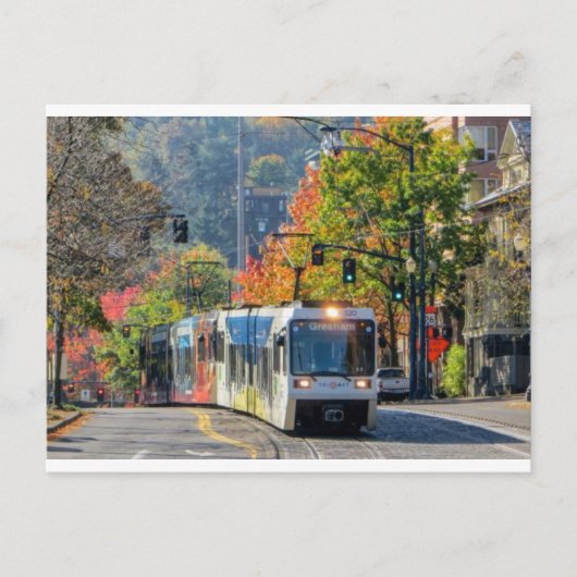 Postkarte Portland, Stadtbahn Oregon (Vorderseite)