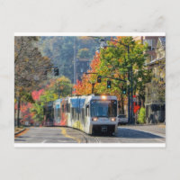 Postkarte Portland, Stadtbahn Oregon