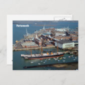 Postkarte Portsmouth (Vorne/Hinten)