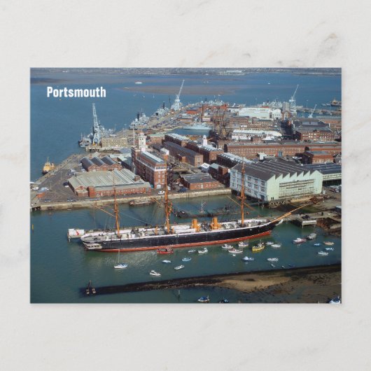 Postkarte Portsmouth (Vorderseite)