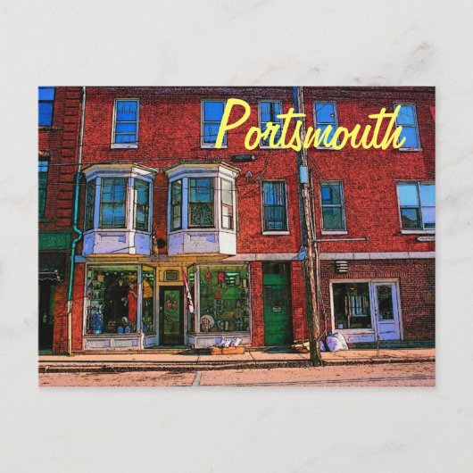 Postkarte Portsmouth (NH) (Vorderseite)