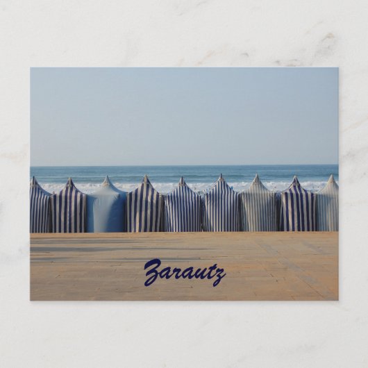 Postkarte / Postal Zarautz (Vorderseite)