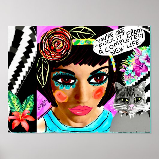 Postkarte Poster (Vorne)