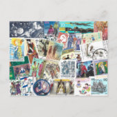 Postkarte Postfach mit Personen (Vorderseite)