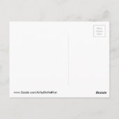 Postkarte, Postkarte mit Hühnchen (Rückseite)