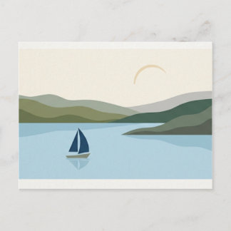 Postkarte - Postkarte mit Landschaft 