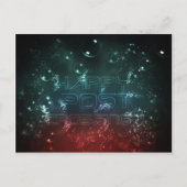 Postkarte "Postüberqueren unter Wasser" (Vorderseite)