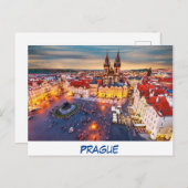 Postkarte Prag (Vorne/Hinten)