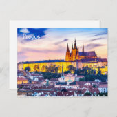 Postkarte Prag (Vorne/Hinten)