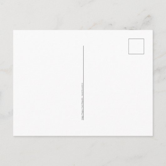 Postkarte Prag (Rückseite)