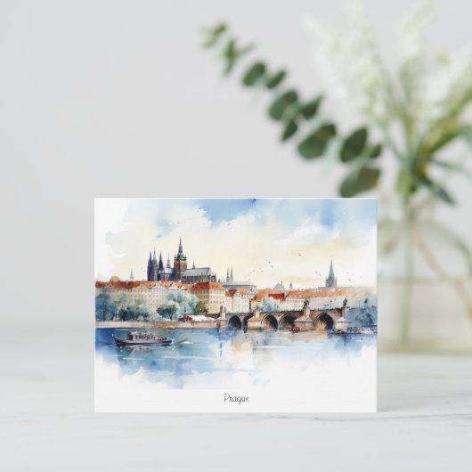 Postkarte Prag (Stehend Vorderseite)