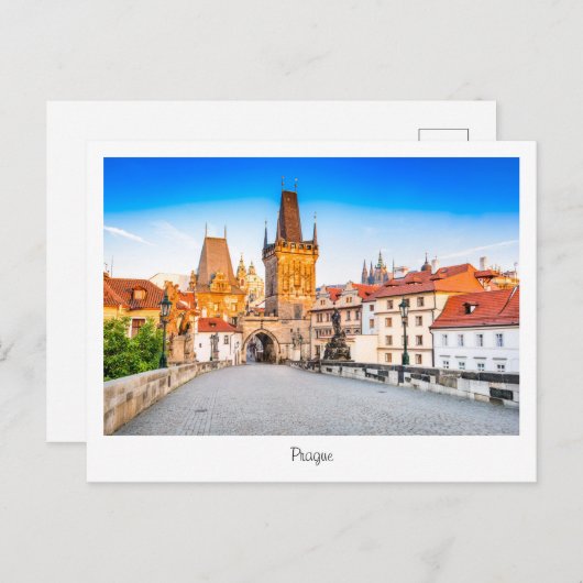 Postkarte Prag in Tschechien (Vorne/Hinten)
