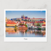 Postkarte Prag Nacht in Tschechien (Vorderseite)