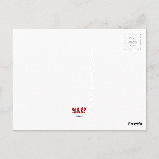 Postkarte "Prähistorische Spin" (Rückseite)