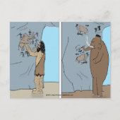 Postkarte "Prähistorische Spin" (Vorderseite)