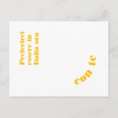 Postkarte Preferirei essere in Italia ora  (Vorderseite)
